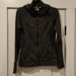 Charcoal Gray Zip-Up Hoodie